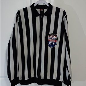2012/2013 official referee USA Hockey jersey LS Shirt L CCM Canada Zipper Yoke